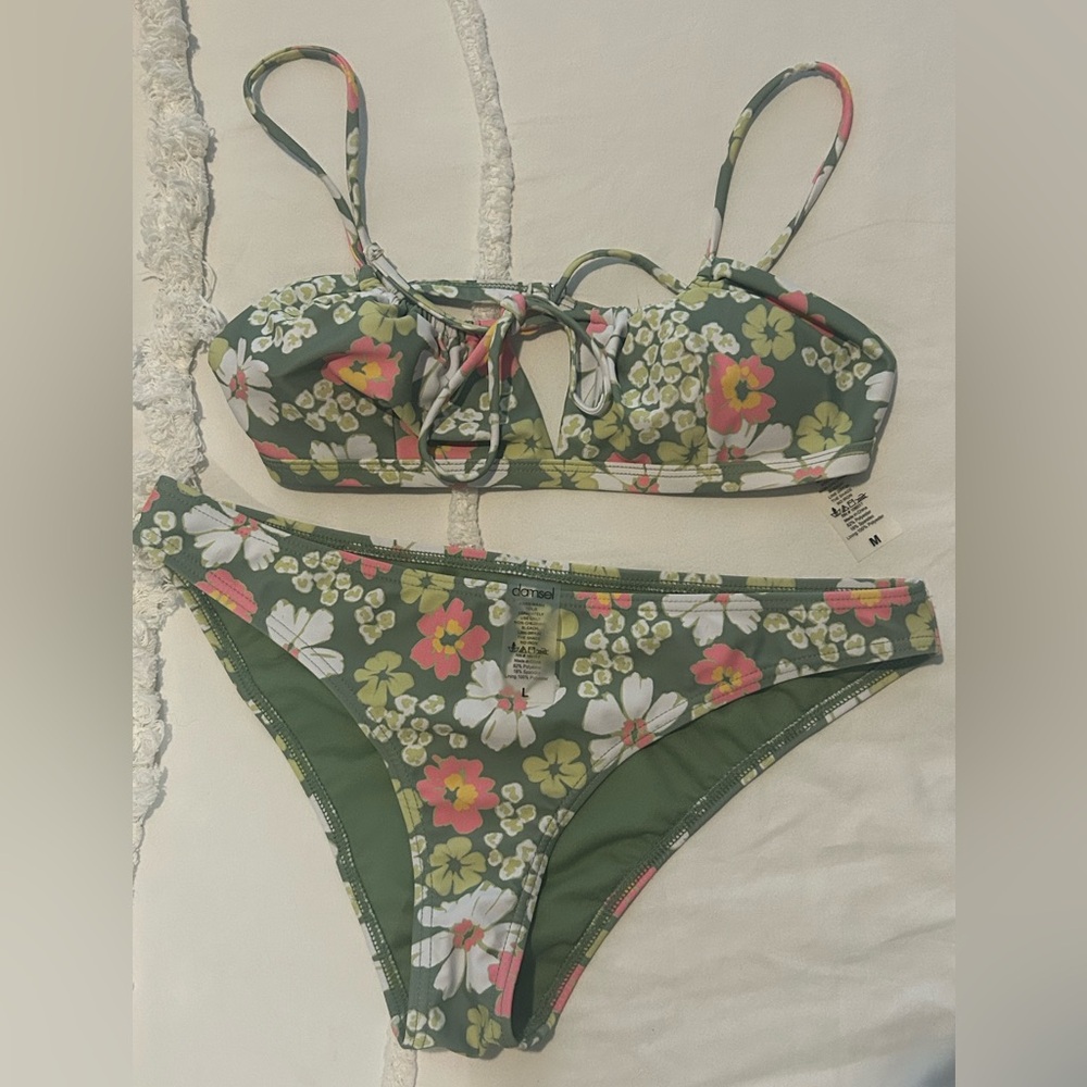 DAMSEL Floral Bikini Set